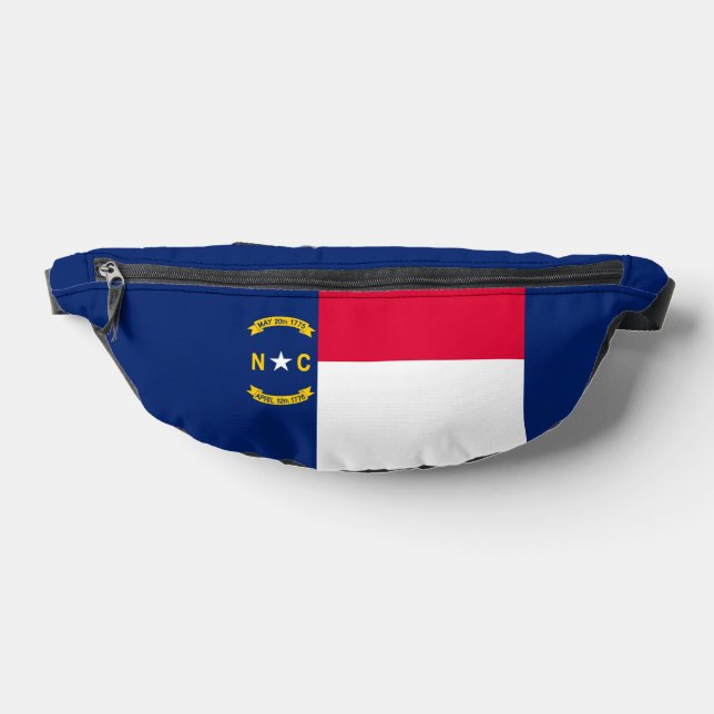 North Carolina State Flag Design Bum Bags (Lay Down)