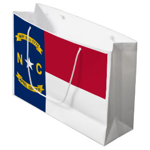 North Carolina State Flag Large Gift Bag