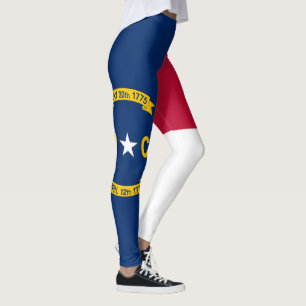 North Carolina State Flag Leggings