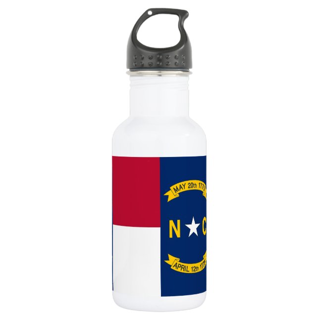 North Carolina State Flag Liberty Bottle (Front)
