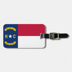 North Carolina State Flag Luggage Tag