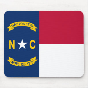 North Carolina State Flag Mouse Mat