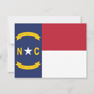 North Carolina State Flag Old North Postcard
