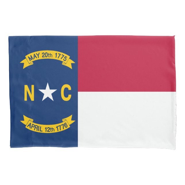 North Carolina State Flag Pillowcase (Front)