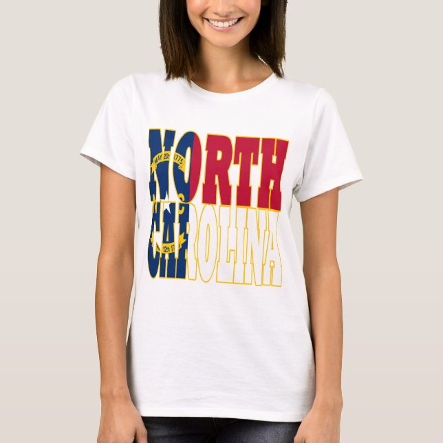 North Carolina State Flag T-Shirt (Front)