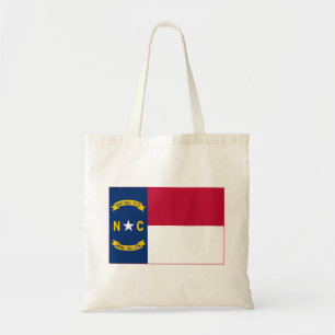 North Carolina State Flag Tote Bag