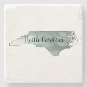 North Carolina State Illustration Coaster