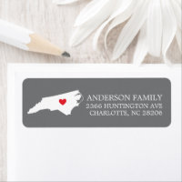 North Carolina State | Moving Return Address Label