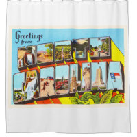 North Carolina State NC Vintage Travel Postcard-