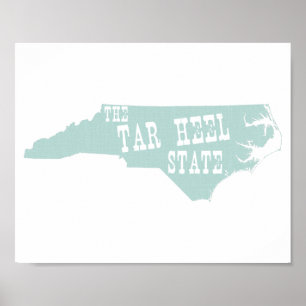 North Carolina State Nickname Poster