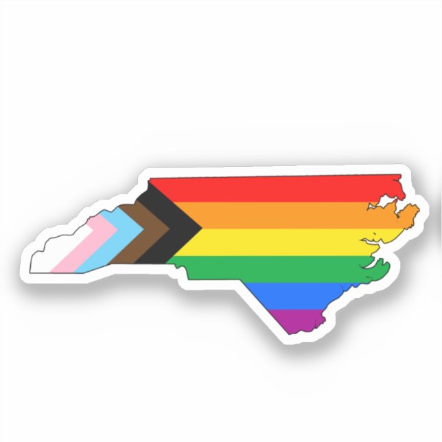 North Carolina State Pride LGBTQ Progress Pride (Front)
