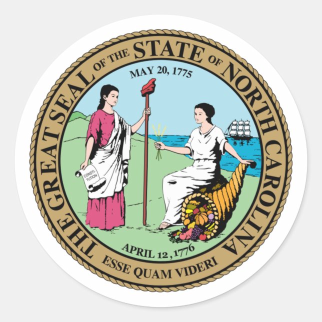 North Carolina State Seal - (Front)