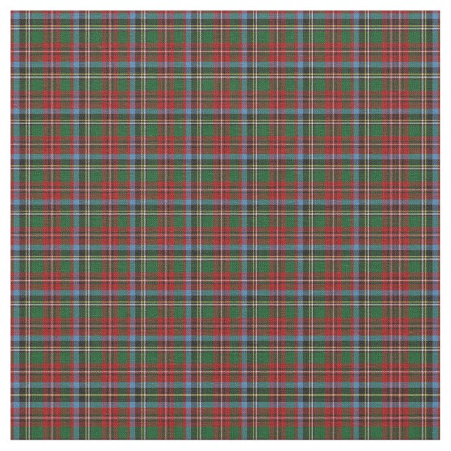 North Carolina State Tartan Fabric (Close Up)