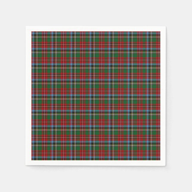 North Carolina State Tartan Napkin (Front)