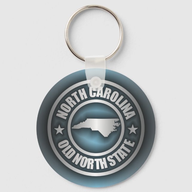 "North Carolina Steel 2" Key Ring (Front)