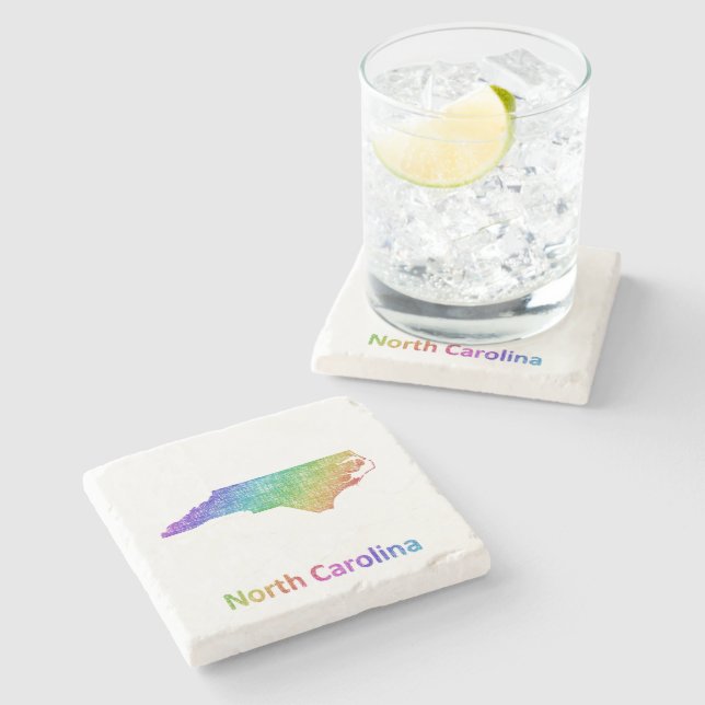 North Carolina Stone Coaster (Side)