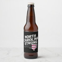 North Carolina Strong With NC State And USA Flag