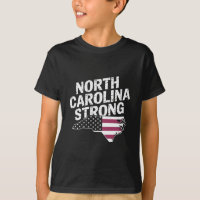 North Carolina Strong With NC State And USA Flag