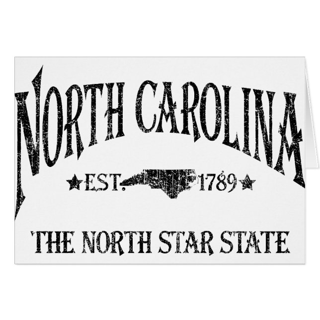 North Carolina - The North Star State (Front Horizontal)