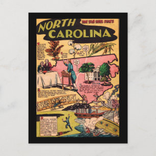 North Carolina The Tar Heel State Postcard