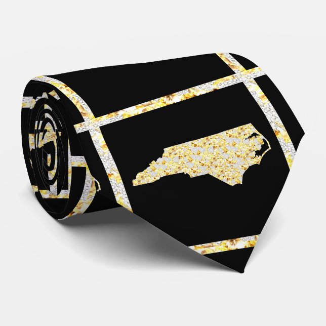 NORTH CAROLINA TIE (Rolled)
