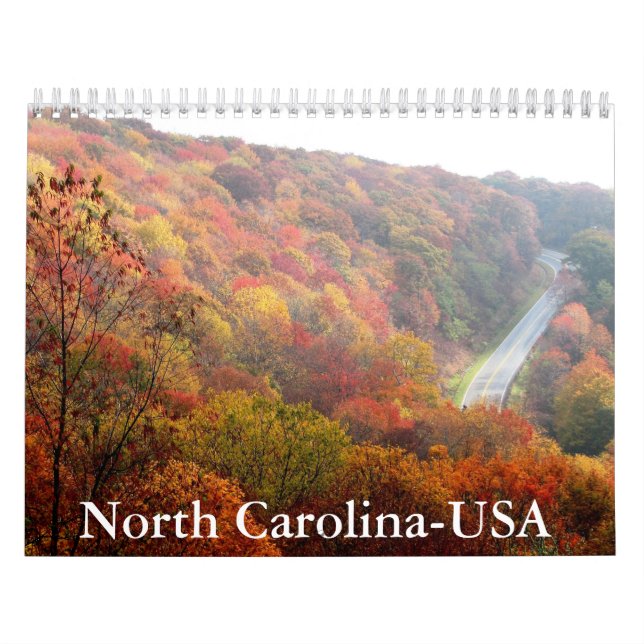 North Carolina-USA Calendar (Cover)