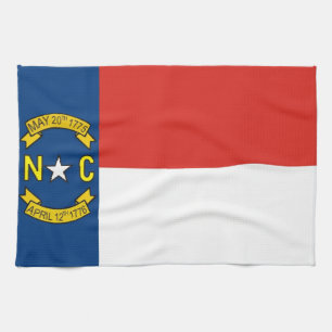 north carolina usa state flag towel