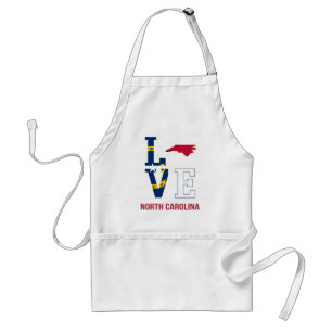 North Carolina USA State Love Standard Apron