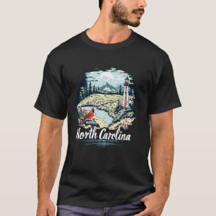 North Carolina Vintage State NC North Carolina Nat T-Shirt