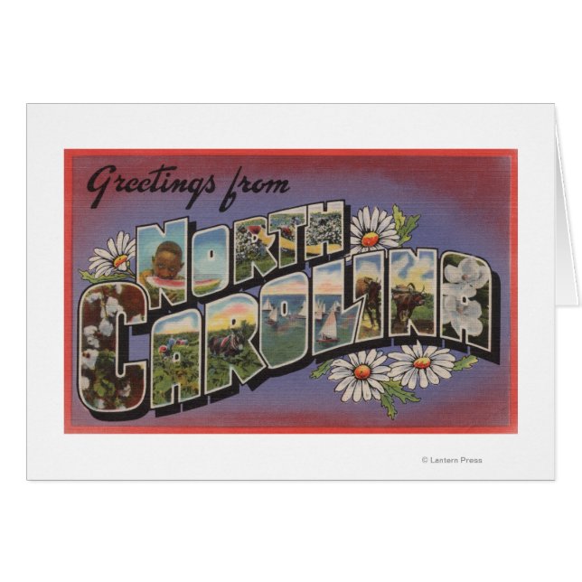 North CarolinaLarge Letter Scenes (Front Horizontal)