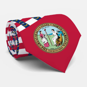 North Carolinian Flag & Seal, North Carolina Tie