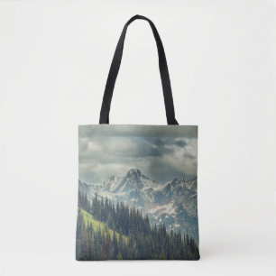 North Cascade: Majestic Mountain Peak. Tote Bag