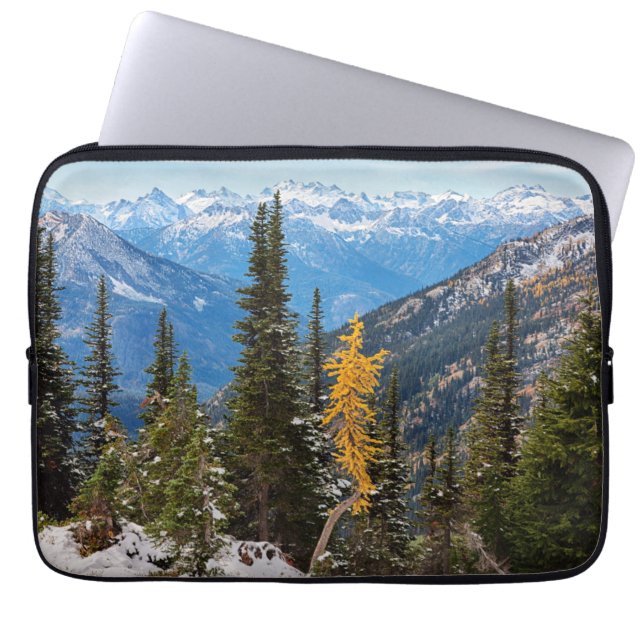 North Cascade Mountains Wenatchee National Forest Laptop Sleeve (Front)
