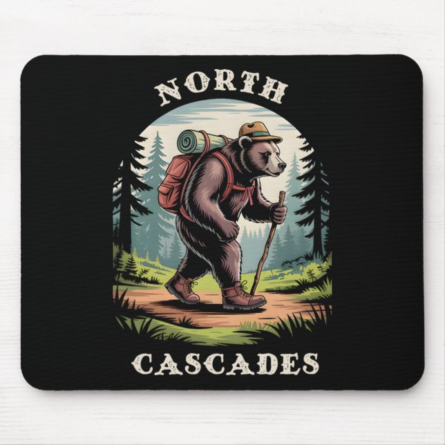 North Cascades  Mouse Mat (Front)