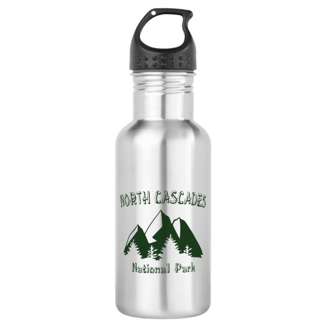 North Cascades National Park 532 Ml Water Bottle (Front)