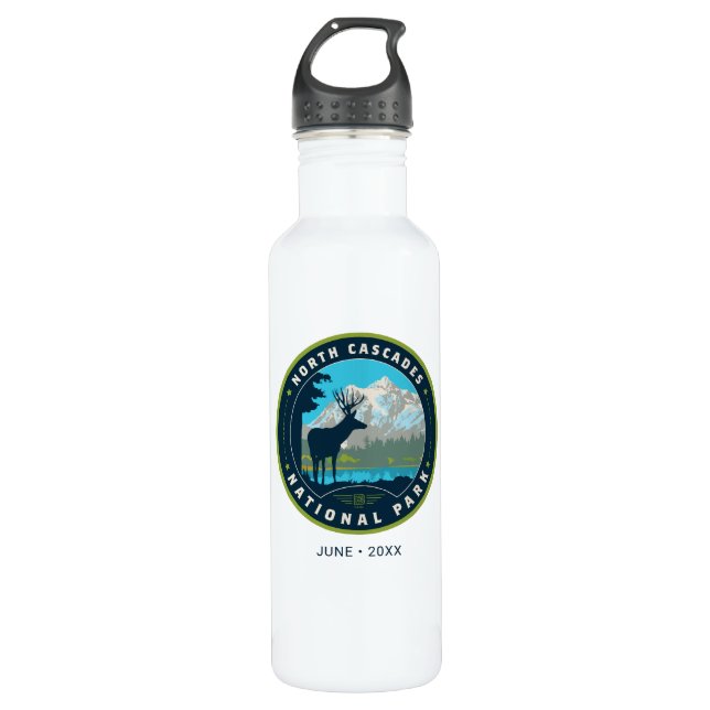 North Cascades National Park 710 Ml Water Bottle (Front)