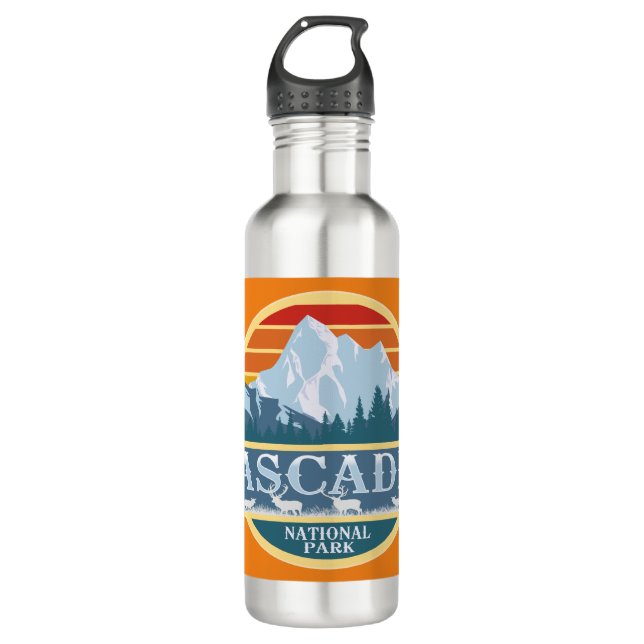 North Cascades National Park 710 Ml Water Bottle (Front)
