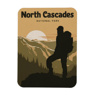 North Cascades National Park Backpacking Magnet