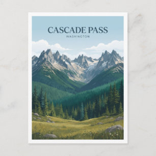 North Cascades National Park — Cascade Pass Travel Postcard