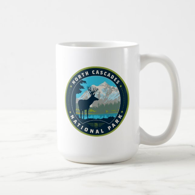 North Cascades National Park Coffee Mug (Right)