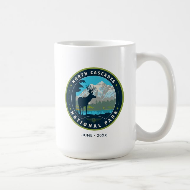 North Cascades National Park Coffee Mug (Right)
