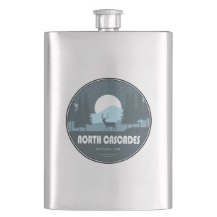 North Cascades National Park Deer Hip Flask