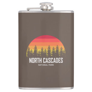 North Cascades National Park Hip Flask