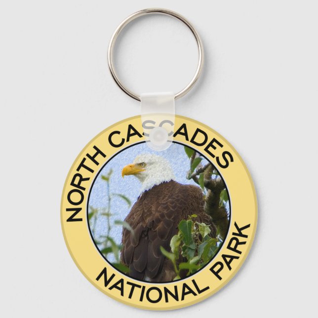 North Cascades National Park Key Ring (Front)
