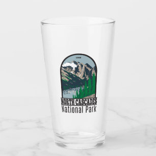 North Cascades National Park Mount Triumph Vintage Glass