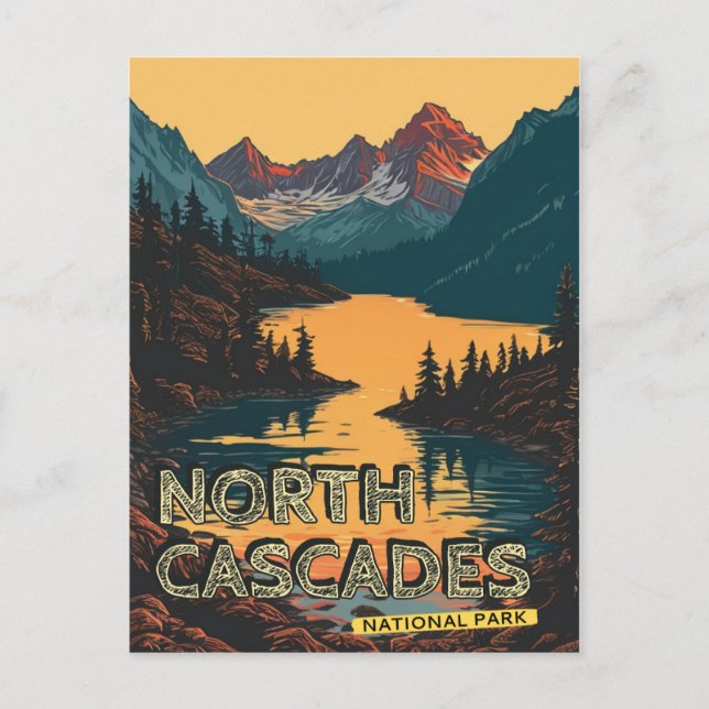 North Cascades National Park  Postcard (Front)