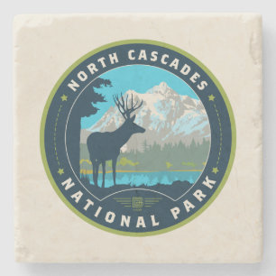 North Cascades National Park Stone Coaster