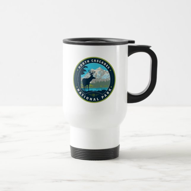 North Cascades National Park Travel Mug (Right)