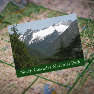 North Cascades National Park Travel Photo Postcard