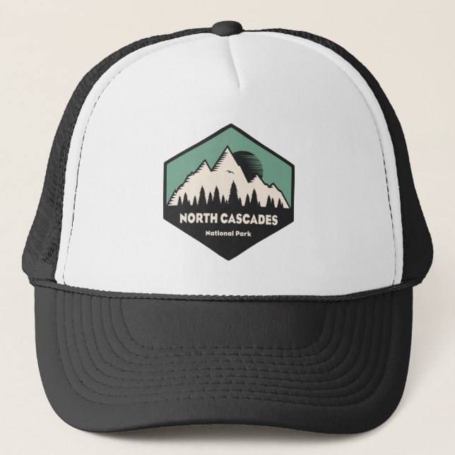 North Cascades National Park Trucker Hat (Front)